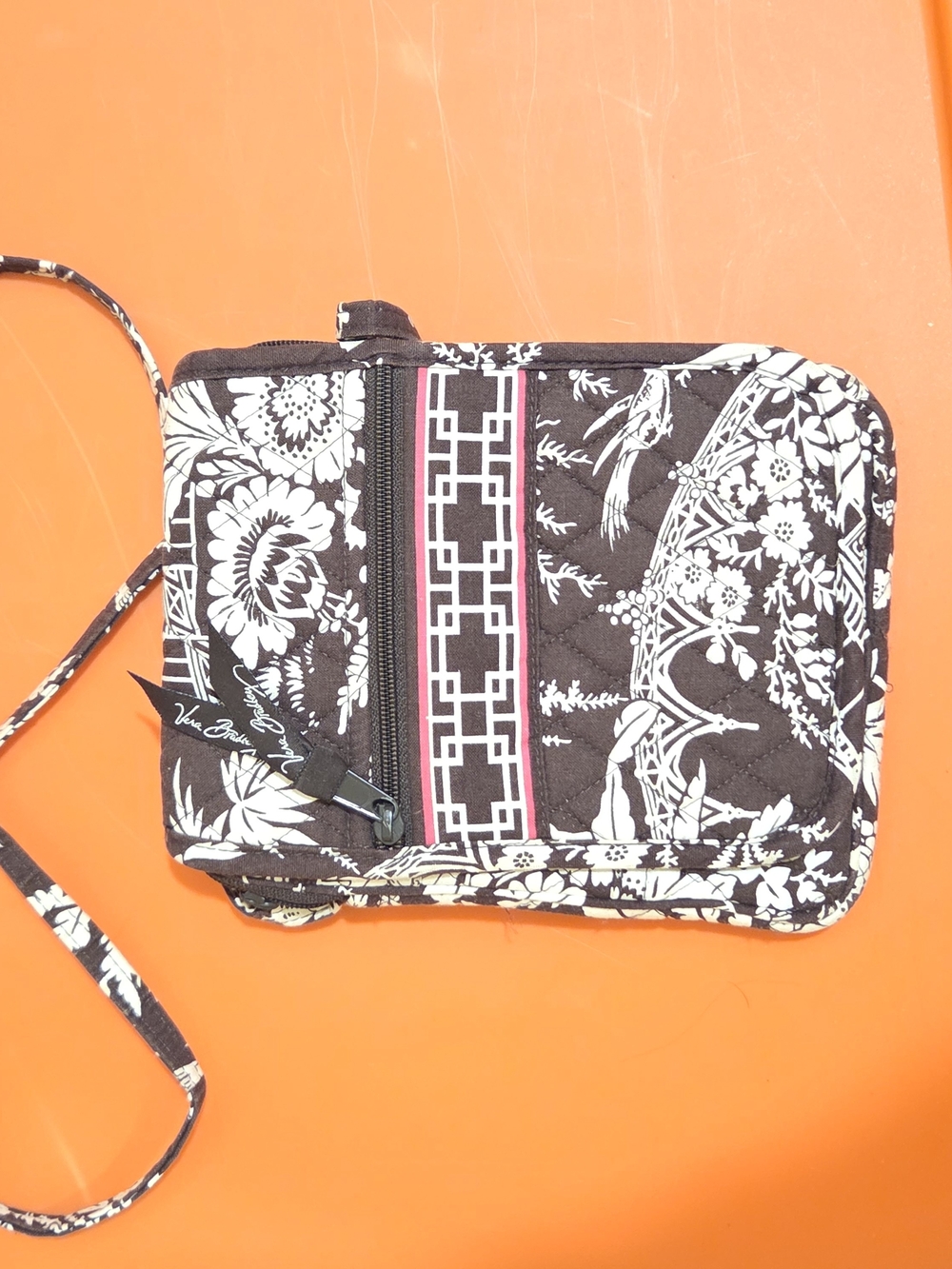 Vera Bradley Black & White Quilted Crossbody Bag
